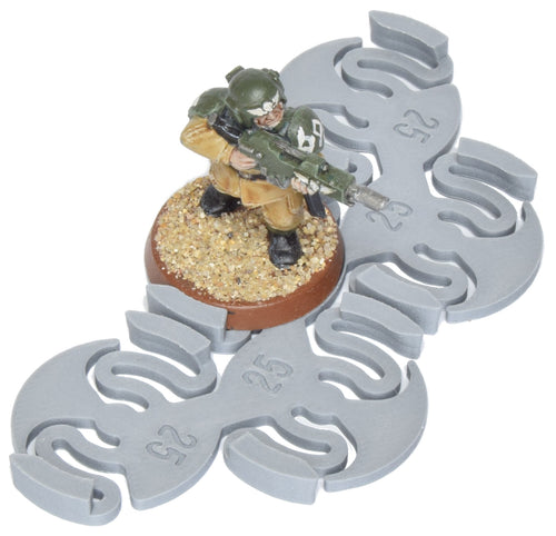 Assault Movement Tray - 4 pack - 5 models staggered formation