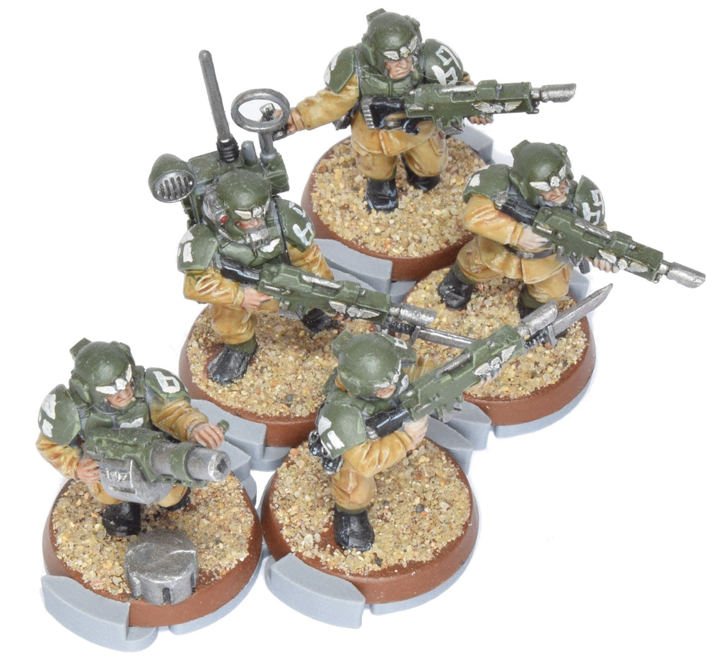 Assault Movement Tray - 4 pack - 5 models staggered formation
