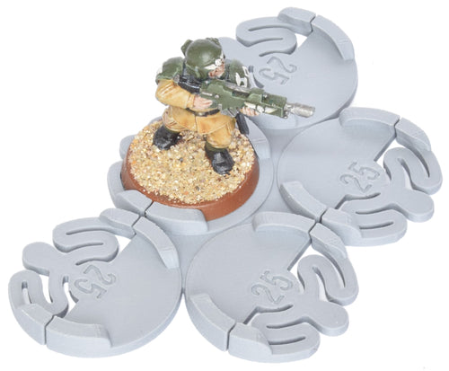 Standard Movement Tray - 4 pack - 5 models staggered formation